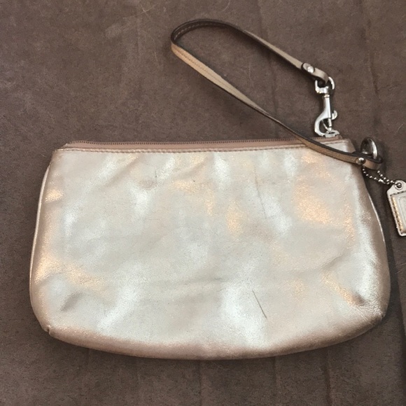 Gold Coach wristlet - Picture 2 of 2